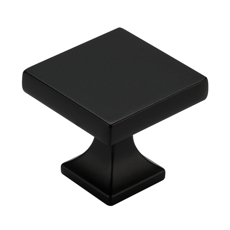 homdiy Cabinet Knobs Brushed Nickel Drawer Knobs 5Pack Square Knobs for Kitchen Cabinet Modern Cabinet Door Knobs 5 Pack Black - NewNest Australia