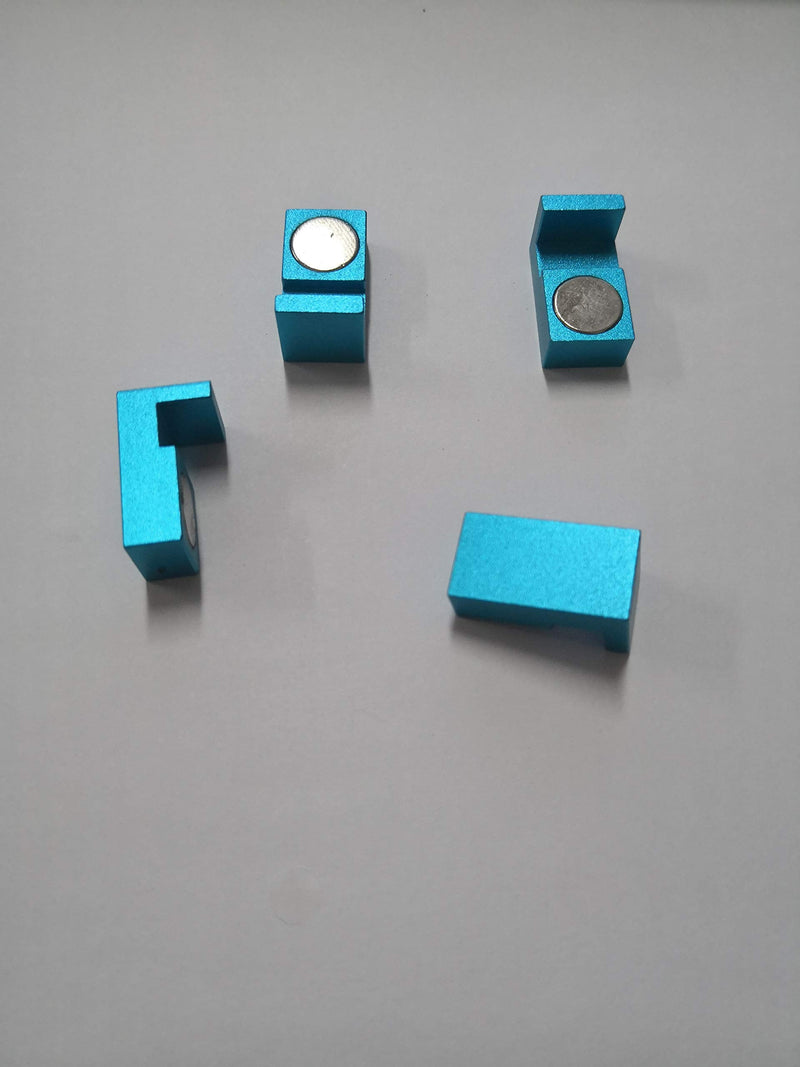 Magnetic Parallel Keepers, Holders. Vise, CNC,Kurt,Machinist Tools (Blue) Blue - NewNest Australia