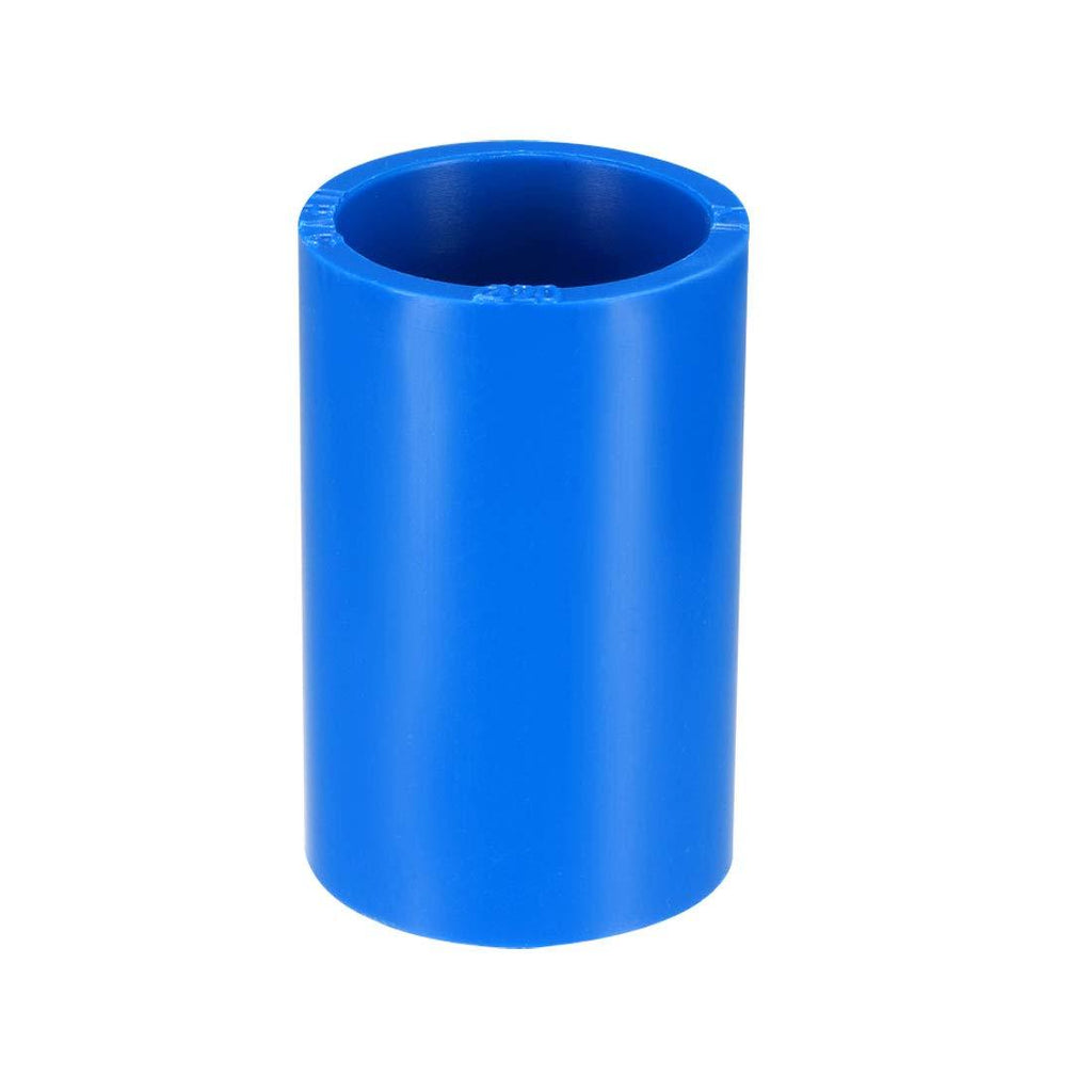 uxcell 20mm Straight PVC Pipe Fitting Coupling Adapter Connector Blue 5 Pcs - NewNest Australia