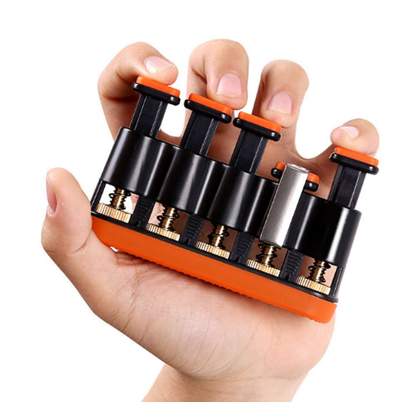 DILIMI Finger Strengthener,Guitar Beginner Exercier,Finger Trainer,Hand Grip Strength Trainer for Athletes,Musicians & Physical Therapy Orange - NewNest Australia