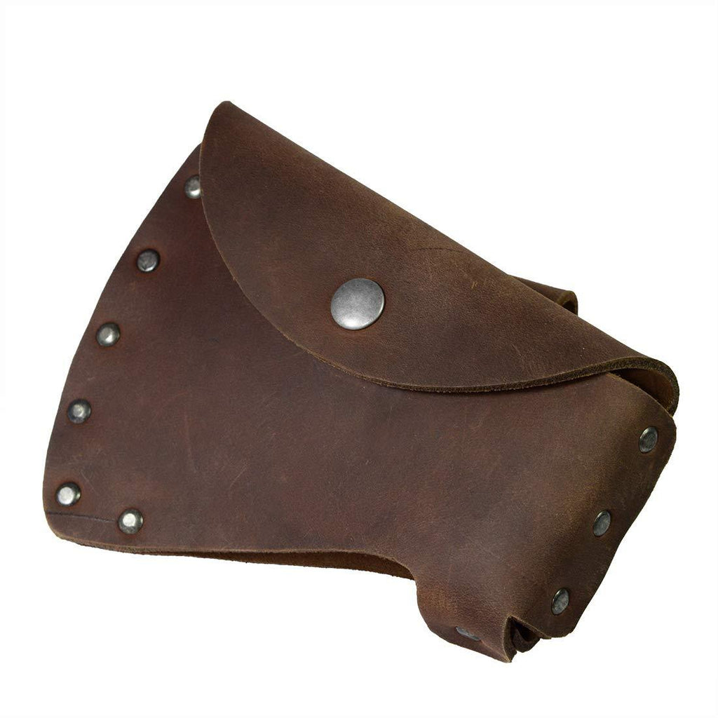 Hide & Drink, Durable Leather Hatchet Head Sheath Holster for 1.5 in. Belts, Axe Case, Blade Cover, Lumberjack Outdoors Work Essentials, Handmade Includes 101 Year Warranty :: Bourbon Brown - NewNest Australia