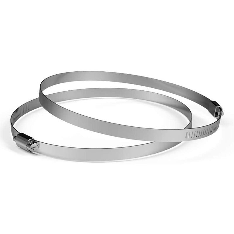 AC Infinity Stainless Steel Duct Clamps, 8-Inch (Pack of 2) for Ducting, Heating, Cooling, Exhaust, Ventilation - NewNest Australia
