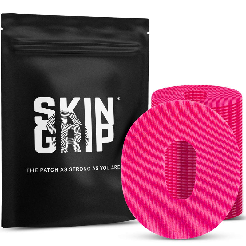 Skin Grip Adhesive Patches for Dexcom G6 CGM (20-Pack), Waterproof & Sweatproof for 10-14 Days, Pre-Cut Adhesive Tape, Continuous Glucose Monitor Protection (Pink) Pink - NewNest Australia