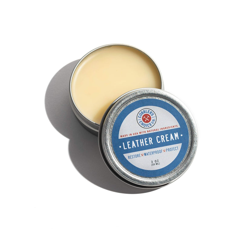 All-Natural Leather Cream - Restores and Protects Smooth Leather - Made with Triple Filtered BeesWax - Made in the USA! 2 Oz. (59 Ml) - NewNest Australia