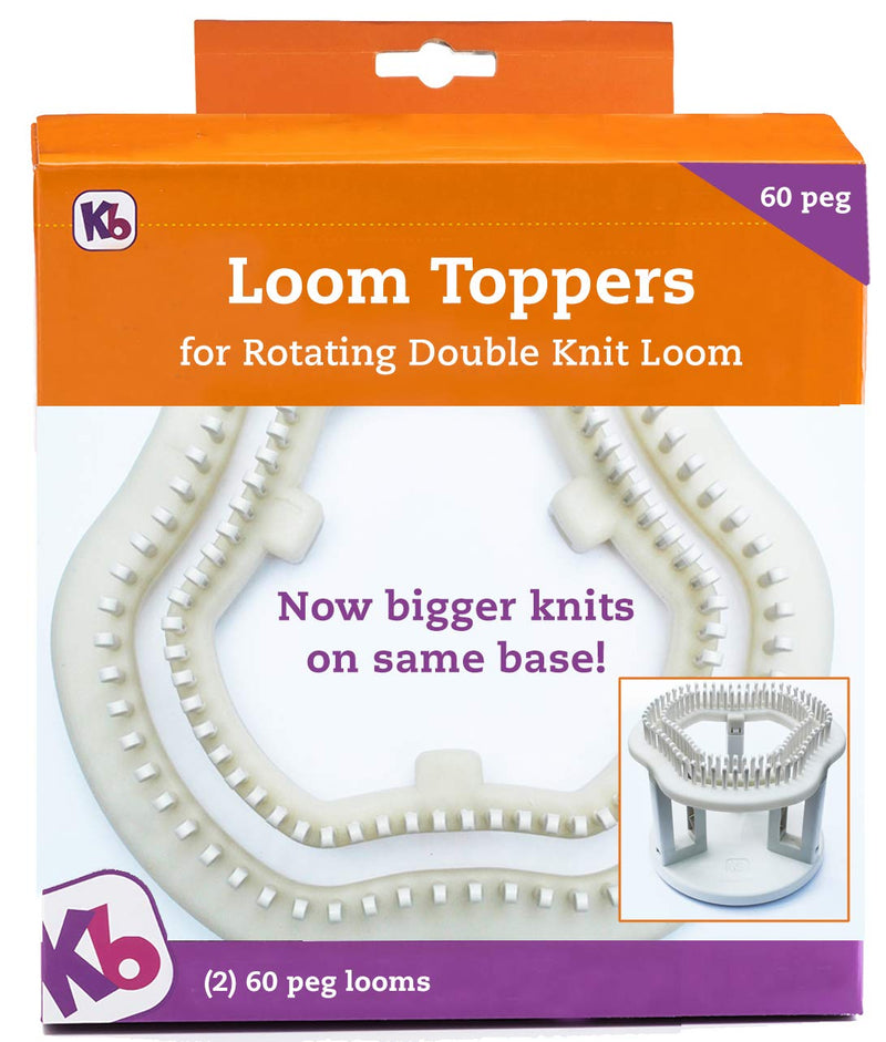 Authentic Knitting Board KB8360 60 Peg Loom Toppers, use with Rotating - NewNest Australia