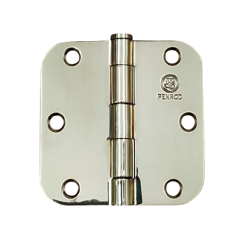 Solid Brass Door Hinges 3.5 Inch with 5/8 Inch Radius, Highly Rust Resistant, 2 Pack - NewNest Australia