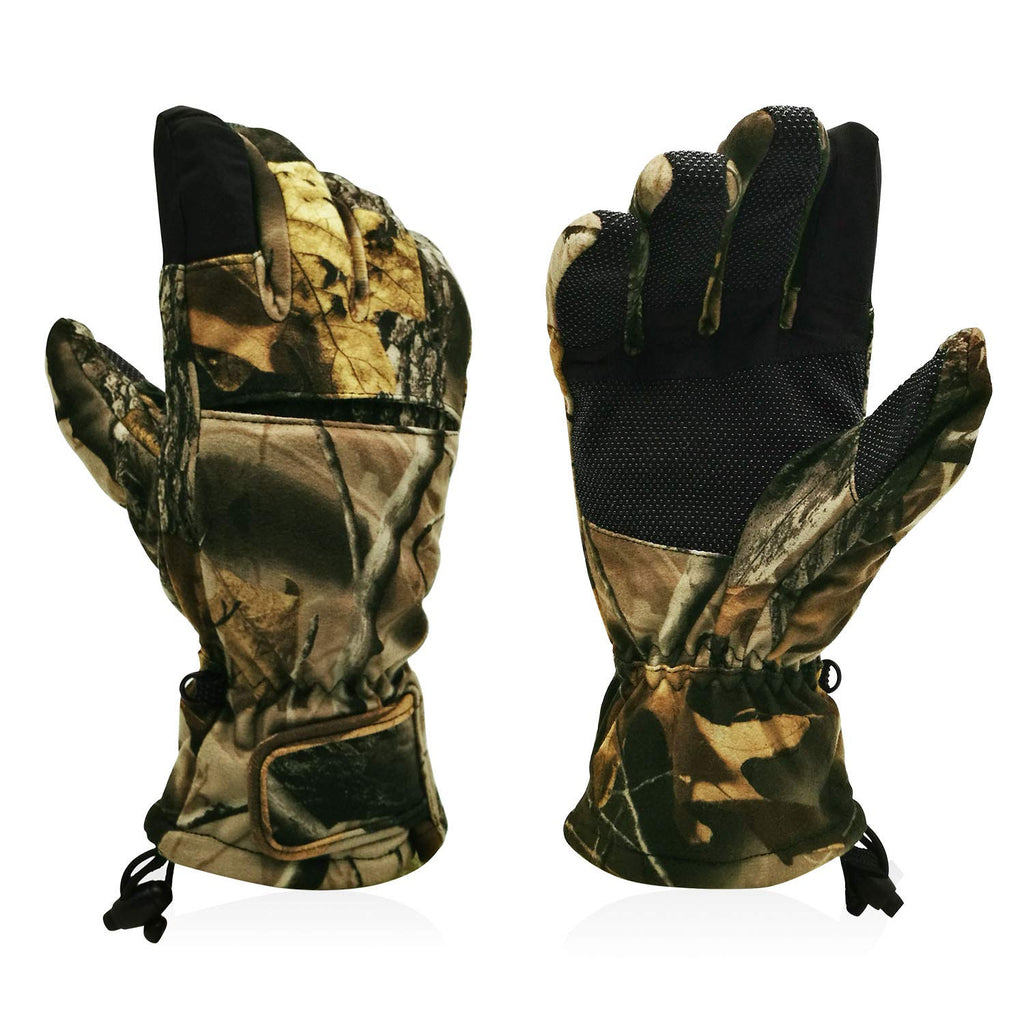 Intra-FIT Hunting Gloves Full Finger Gloves Pro Anti-Slip Camo Glove Outdoor Hunting Camouflage Gear X-Large - NewNest Australia
