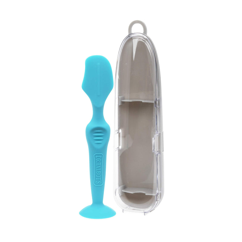 Dr. Talbot's Diaper Cream Soft Silicone Brush With Suction Base & Hygienic Case By, Aqua, Full Size, Blue 1 Count (Pack of 1) - NewNest Australia