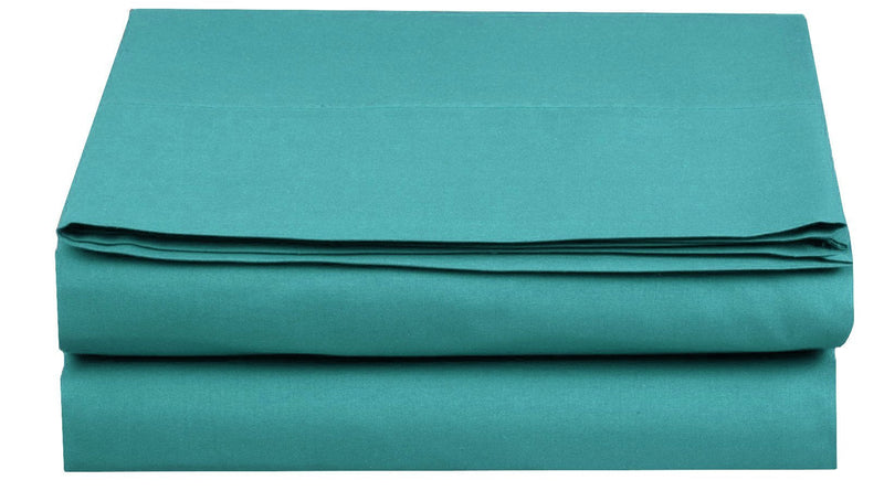 NewNest Australia - Premium Hotel Quality 1-Piece Flat Sheet, Luxury & Softest 1500 Thread Count Egyptian Quality Bedding Flat Sheet, Wrinkle, Stain and Fade Resistant 100% Hypoallergenic Turquoise Queen 