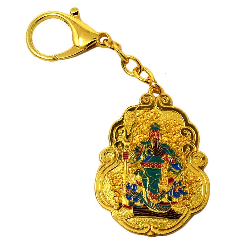 NewNest Australia - Feng Shui Kuan Kung with Anti Robbery Amulet W3761 