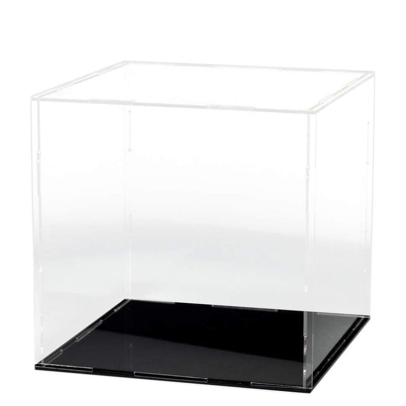 NewNest Australia - LANSCOERY Clear Acrylic Display Case Assemble Countertop Box Cube Organizer Stand Dustproof Protection Showcase for Action Figures Toys Collectibles (4x4x4 inch; 10x10x10 cm) 4x4x4 inch; 10x10x10 cm 