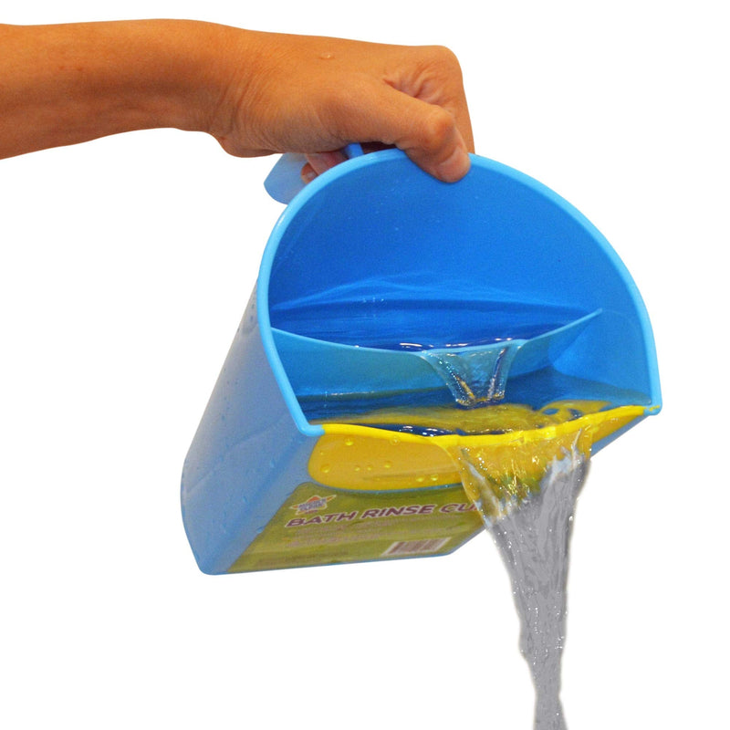 Mighty Clean Baby Shampoo Rinse Cup | Baby Bath Rinser Pail to Wash Hair and Wash Out Shampoo by Protecting Infant Eyes - Kids Bathing Without TEARS - NewNest Australia