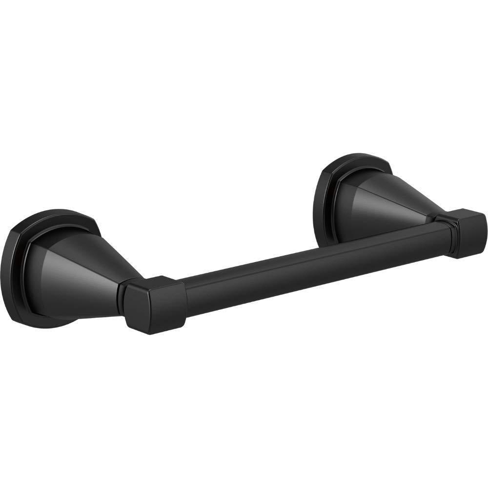 Delta Faucet Stryke Pivoting Toilet Paper Holder, Flat Black, Bathroom Accessories, 77655-BL - NewNest Australia