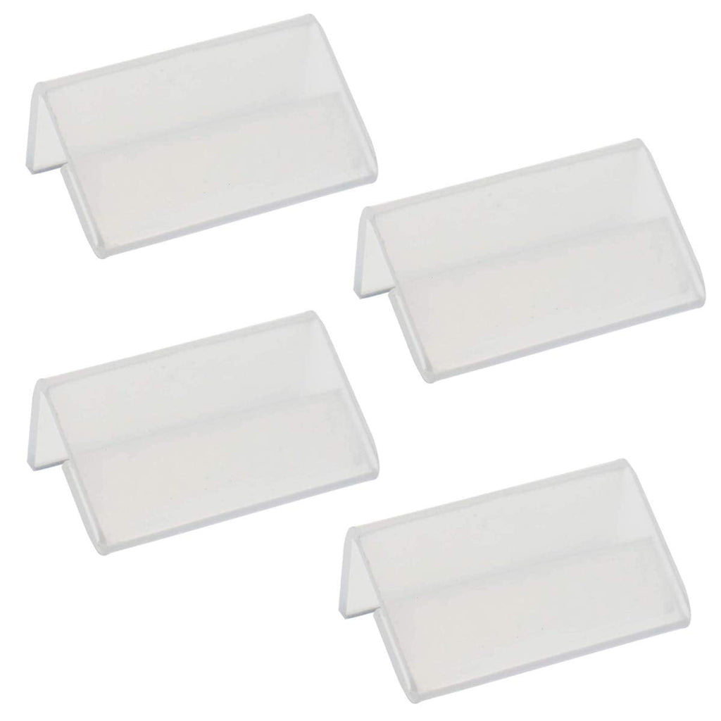 15 Pieces L Shape Mini Sign Display Holder Acrylic L Shape Counter Top Stand Clear Acrylic Price Card Tag Label Stand Display 4x2cm - NewNest Australia