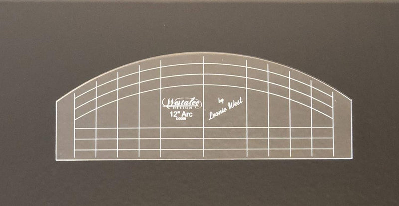 Sew Steady High Shank - 12" Arc from Ruler Foot Starter Set Template - NewNest Australia