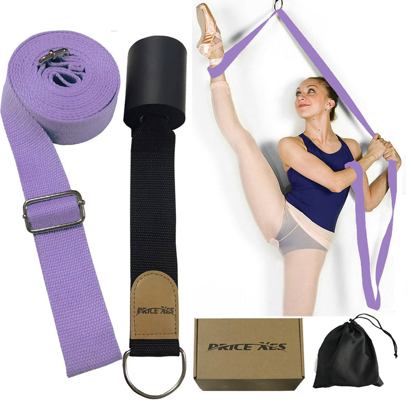 Price Xes Leg Stretcher, Door Flexibility & Stretching Leg Strap - Great for Ballet Cheer Dance Gymnastics or Any Sport Leg Stretcher Door Flexibility Trainer Premium Stretching Equipment Light purple - NewNest Australia