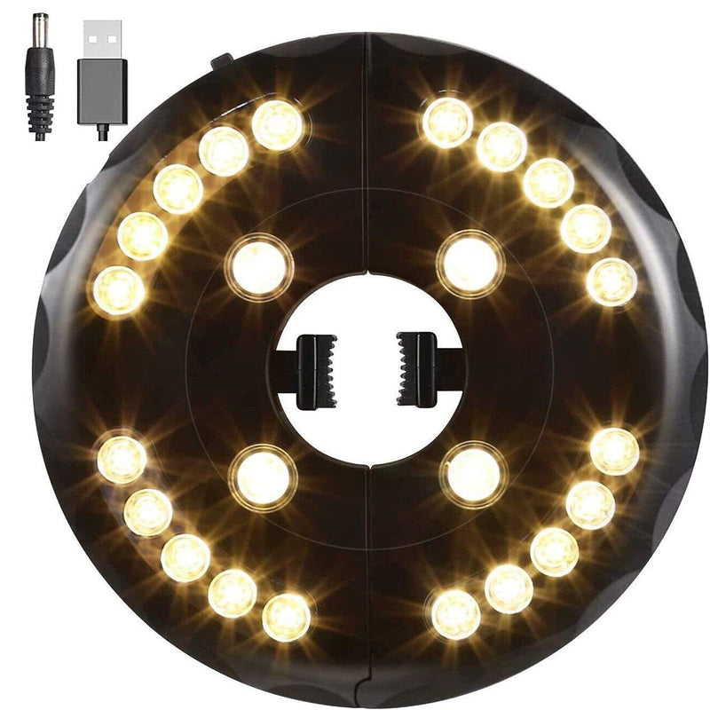 Patio Umbrella Light Warm White 3 Lighting Modes Cordless 24 LED Lights,4 AA Battery Operated Umbrella Pole Light for Patio Umbrellas Camping Tents or Outdoor Use - NewNest Australia