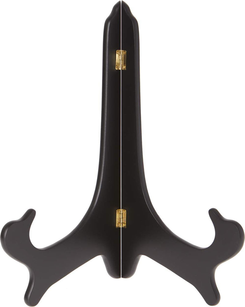 NewNest Australia - Bard's Hinged Black Wood Stand, 14" H x 11" W x 8" D (for 13" to 17" Plates) 1 