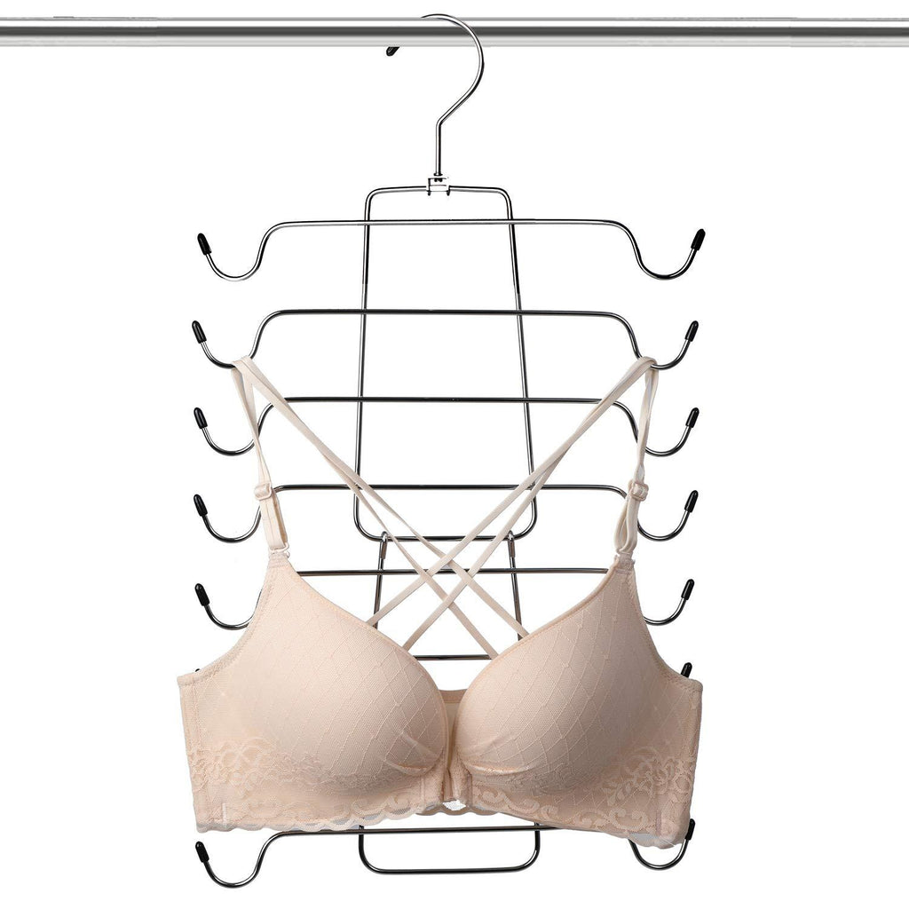 NewNest Australia - Magicool Cami Hanger Space Saving Hangers Closet Organizer for Tank Top, Cami, Bra, Pajamas, Strappy Dress,Bathing Suit 