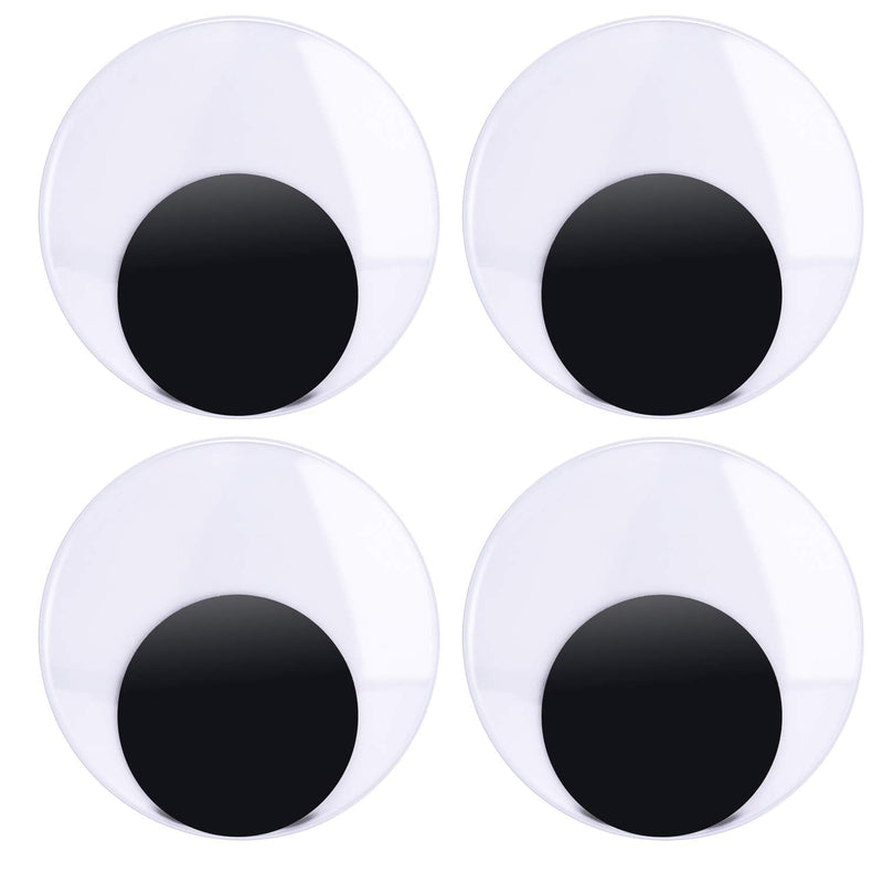 Sunmns 4 Inch Large Sized Plastic Wiggle Eyes with Self Adhesive for Craft Decorations, 4 Pack - NewNest Australia