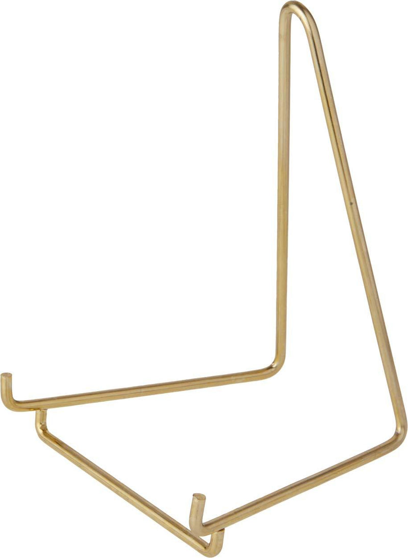 NewNest Australia - Bard's Gold-Toned Wire Stand, 6" H x 4" W x 4" D 