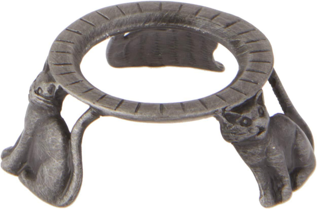 NewNest Australia - Bard's Pewter Egg Stand/Holder, Cats, 0.875" Diameter (Fits Hen Sized Eggs) 1 