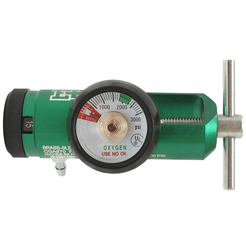 Ever Ready First Aid Oxygen Regulator CGA-870 Gauge Flow Rate with Wrench Key - 0-15LPM - NewNest Australia