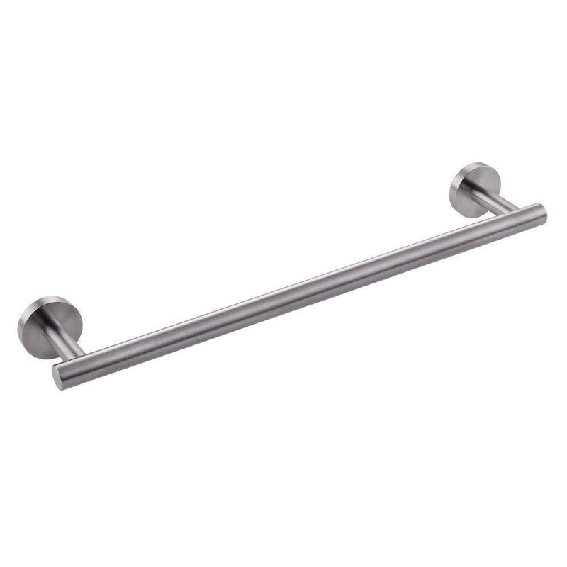 SEIDO Heavy Duty Commercial Grade-304 Stainless Steel 300mm/11.8-inch Total Length Bathroom Towel Bar, Hanging Space 250mm/9.8-inch Space-Saving Single Towel Rod, Full Brushed Finish 12 Inch - NewNest Australia