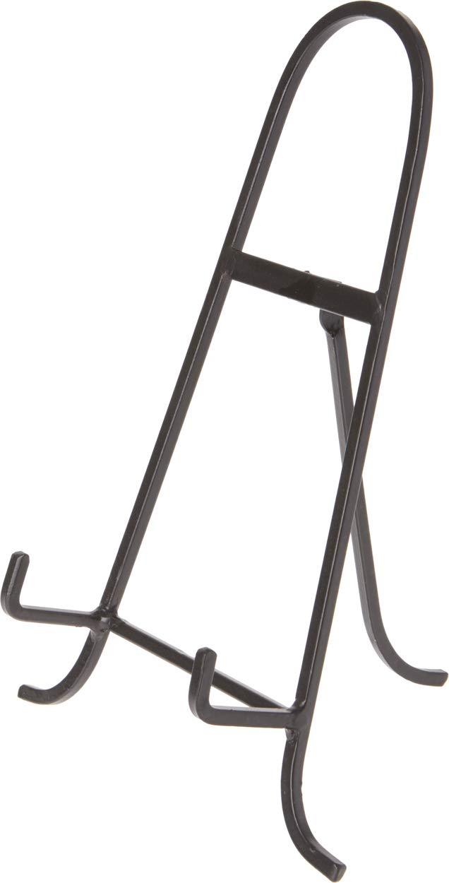 NewNest Australia - Bard's Black Wrought Iron Easel, 11.5" H x 8" W x 7" D 1 