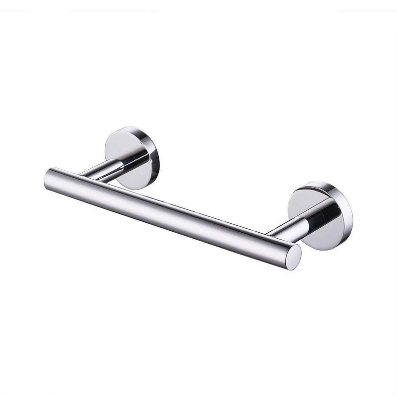 SEIDO Heavy Duty Commercial Grade-304 Stainless Steel 230mm/9-inch Total Length Bathroom Towel Bar, Hanging Space 180mm/7.1-inch Space-Saving Single Towel Rod, Polished Chrome Finish 9 Inch - NewNest Australia