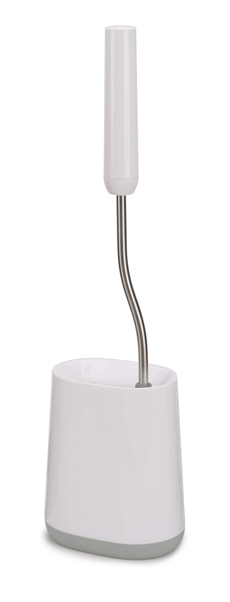 NewNest Australia - Joseph Joseph Flex Lite Toilet Brush with Extra Slim Holder Flexible Anti-Drip Head, 1 EA, Gray 