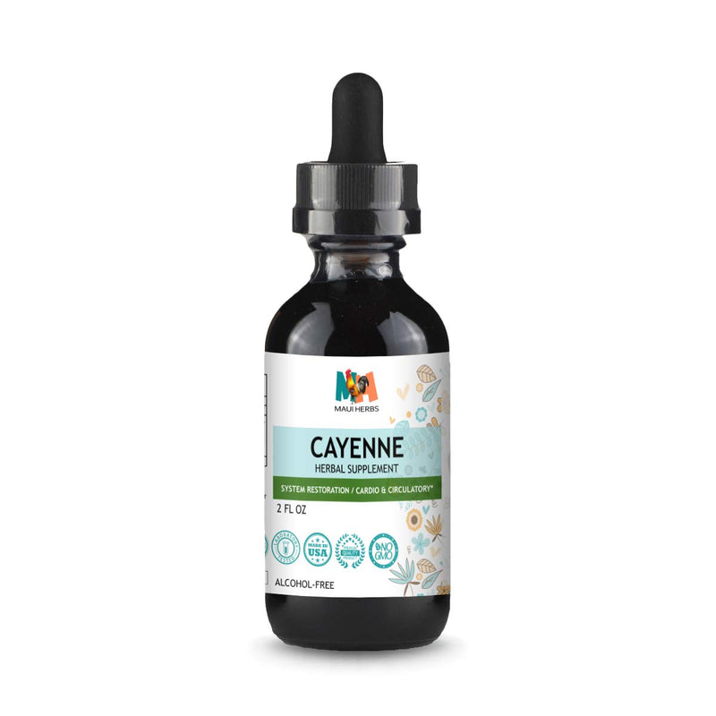 Cayenne Tincture - Organic 90K HU Capsicum Annuum Liquid Supplement - Metabolism, Digestive Function, Joint & Nerve Health, Cleanse Support - Vegan, Non-Alcohol Pepper Extract - 2 fl. Oz (2 FL OZ) 2 Fl Oz (Pack of 1) - NewNest Australia