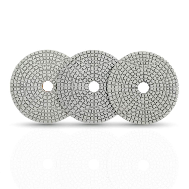 DT-DIATOOL Diamond 3 Step Polishing Pads 4 Inch for Granite Marble Terrazzo(Set of 3 Pieces) Set of 3 Pieces - NewNest Australia