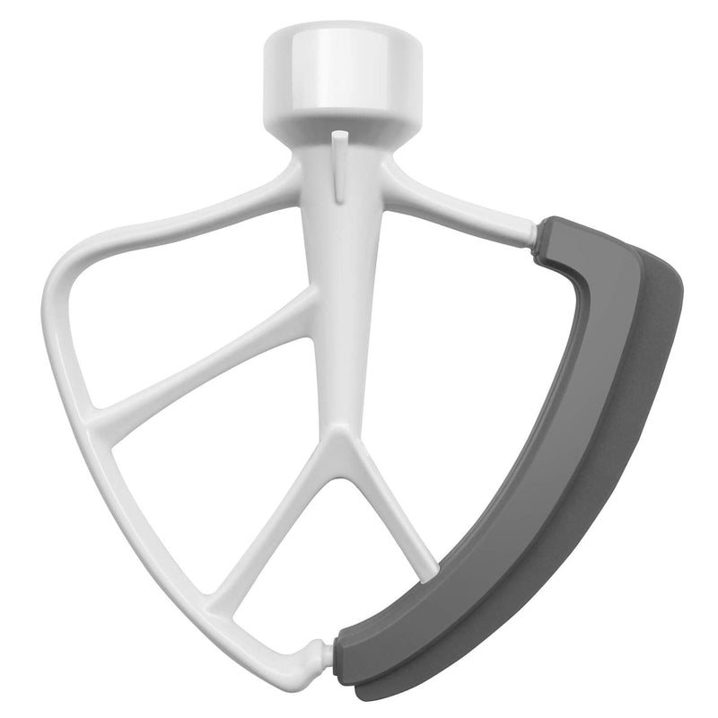 KITCHPOWER Kitchen Aid Mixer Accessory Kitchenaid Mixer Attachments Kitchenaid Mixer Paddle,4.5-5 Quart Flex Edge Beater for KitchenAid Tilt-Head Stand Mixers,White - NewNest Australia
