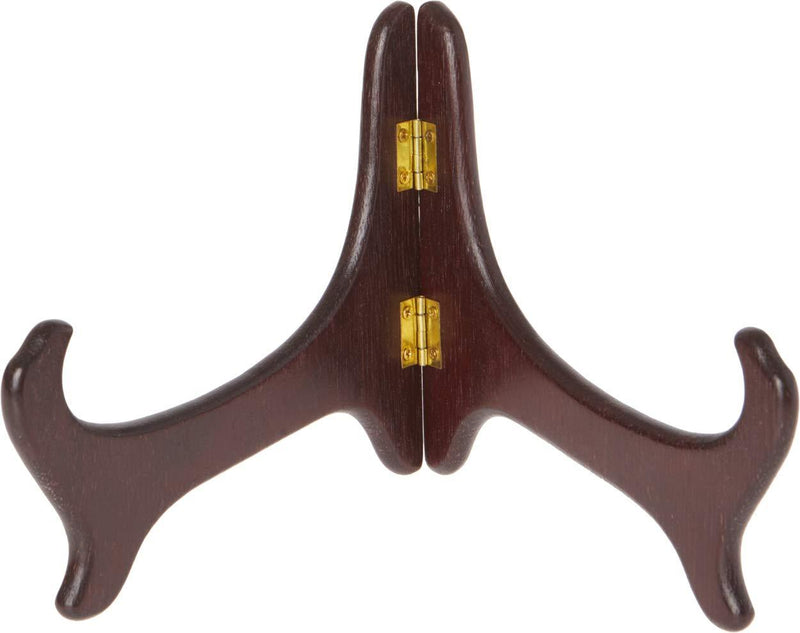 NewNest Australia - Bard's Hinged Medium Wood Bowl Stand, 5.25" H x 7.25" W x 6" D (for Bowls up to 12" in Diameter) 