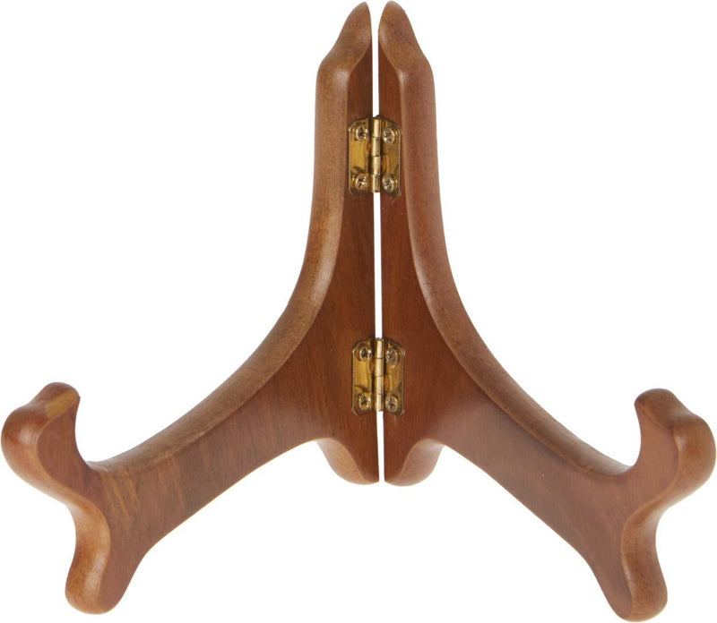 NewNest Australia - Bard's Hinged Walnut Bowl Stand, 4.25" H x 6.25" W x 4.5" D 