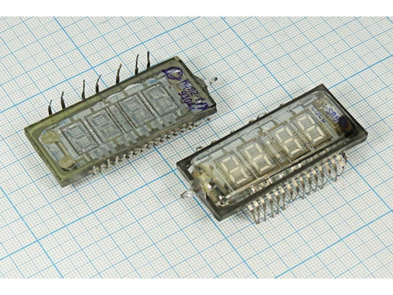 NewNest Australia - IVL2-7/5 VFD (Green Nixie) Old School Clock Indicator USSR DIY 2pcs Set 