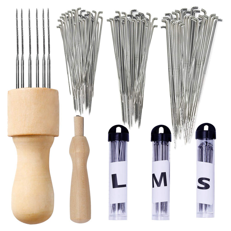 Complete Wool Felting Tool Kit,Needle Felting Supplies Needle Felting Kit with 90Pcs Needle Felting Needles,3Pcs Needle Bottles,2Pcs Needle Felting Pen,Needle Felting Tools for Beginner,Professional - NewNest Australia