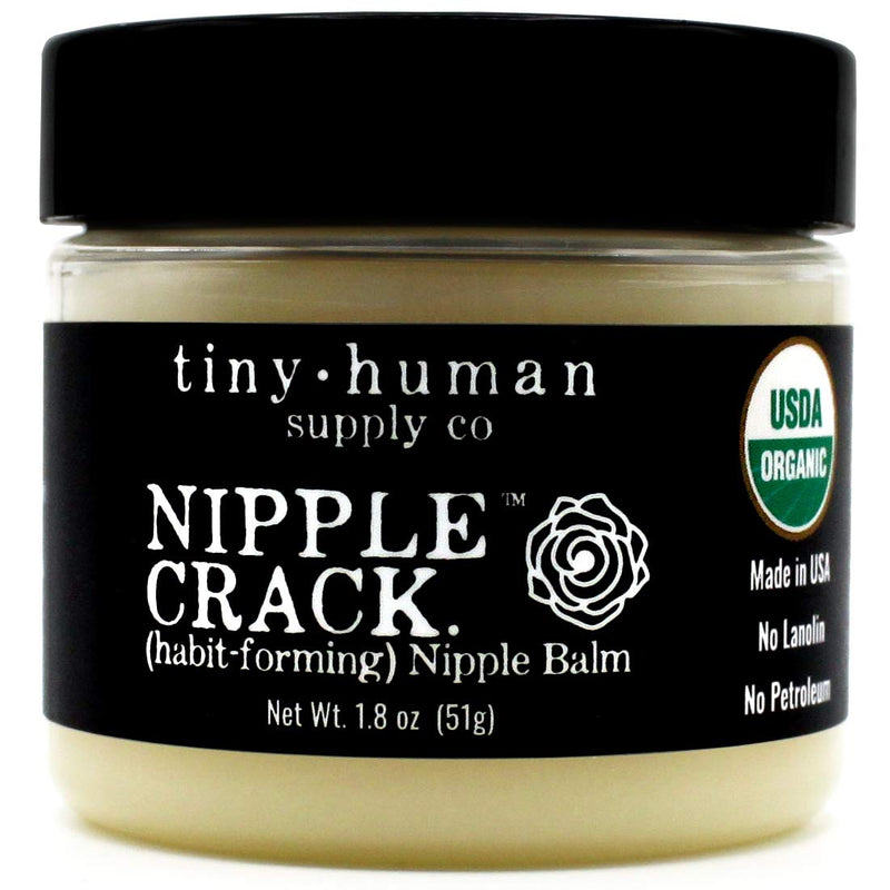 Organic Nipple Cream, Nipple Crack Lanolin Free Nipple Butter, Balm for Breastfeeding Mother, No Need to Wash Off, Safe for Baby and Mama 1.8 Ounce (Pack of 1) - NewNest Australia