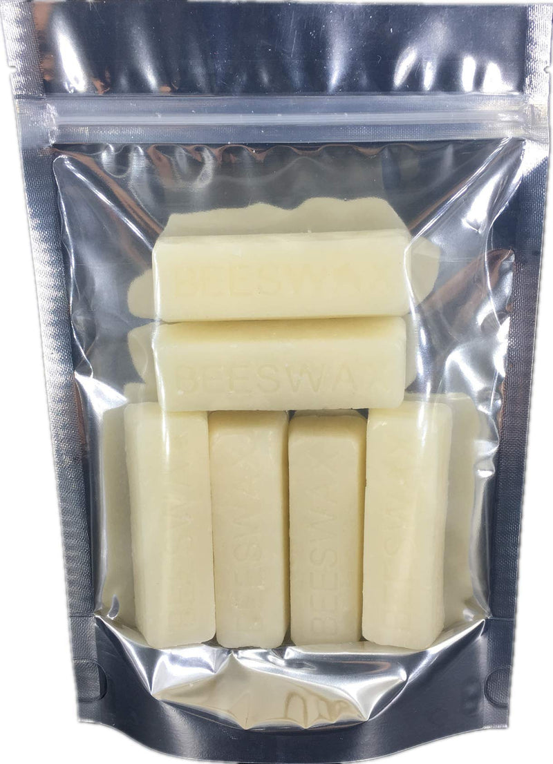 Beesworks® (6) 1oz White Beeswax Bars - Package of (6) 1oz Bars (6oz) - Cosmetic Grade. - NewNest Australia