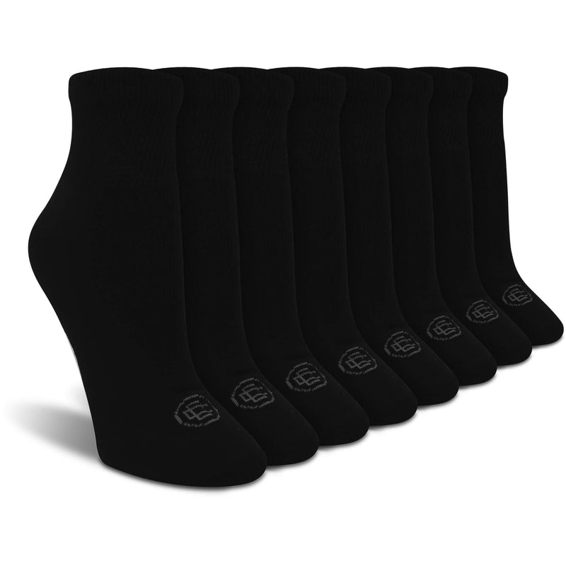 Doctor's Choice Women's Diabetic Ankle Socks, Non-Binding, Circulatory, Cushioned, 4 Pack, Black, Shoe Size 6-10, Sock Size 9-11 Black/Ankle Medium - NewNest Australia
