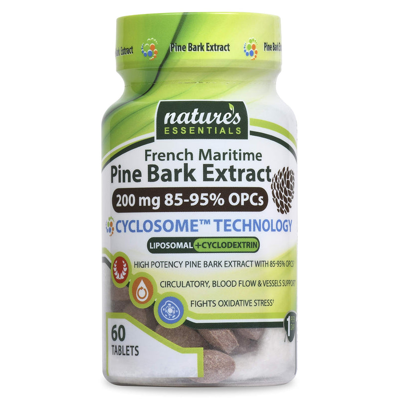 Liposomal Pine Bark Extract | 200mg per Pill | Clinically Studied Circulatory Support | Maximum Absorption Formula | 2 Month Supply | Non-GMO | Gluten-Free | Vegetarian | Lab Certified - NewNest Australia