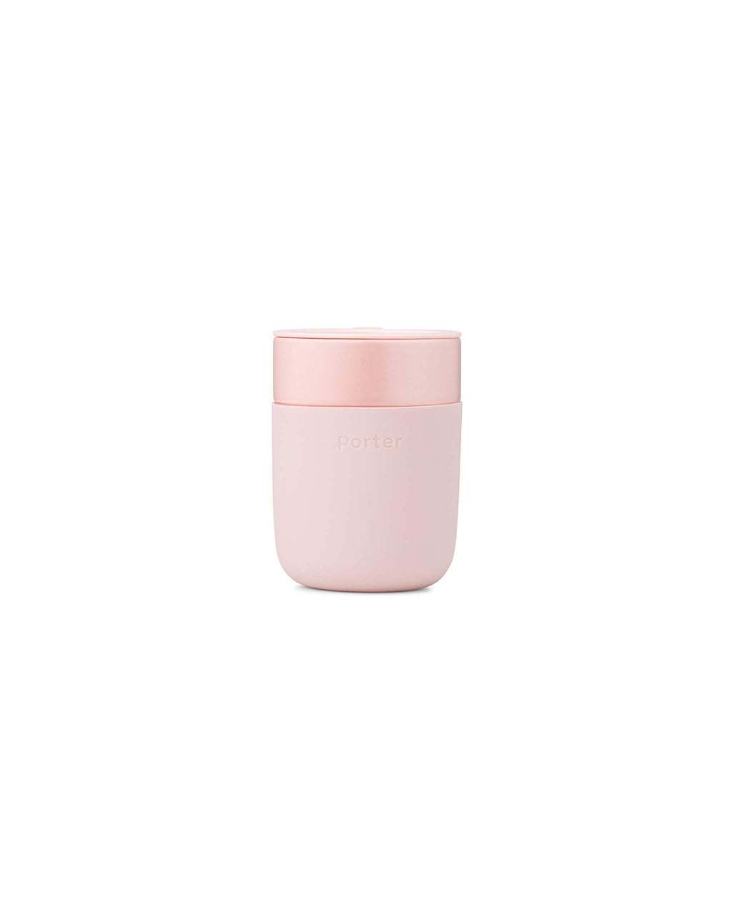 NewNest Australia - W&P Porter Ceramic Mug w/ Protective Silicone Sleeve, Blush 12 Ounces | On-the-Go | Reusable Cup for Coffee or Tea | Portable | Dishwasher Safe 12 Ounce 