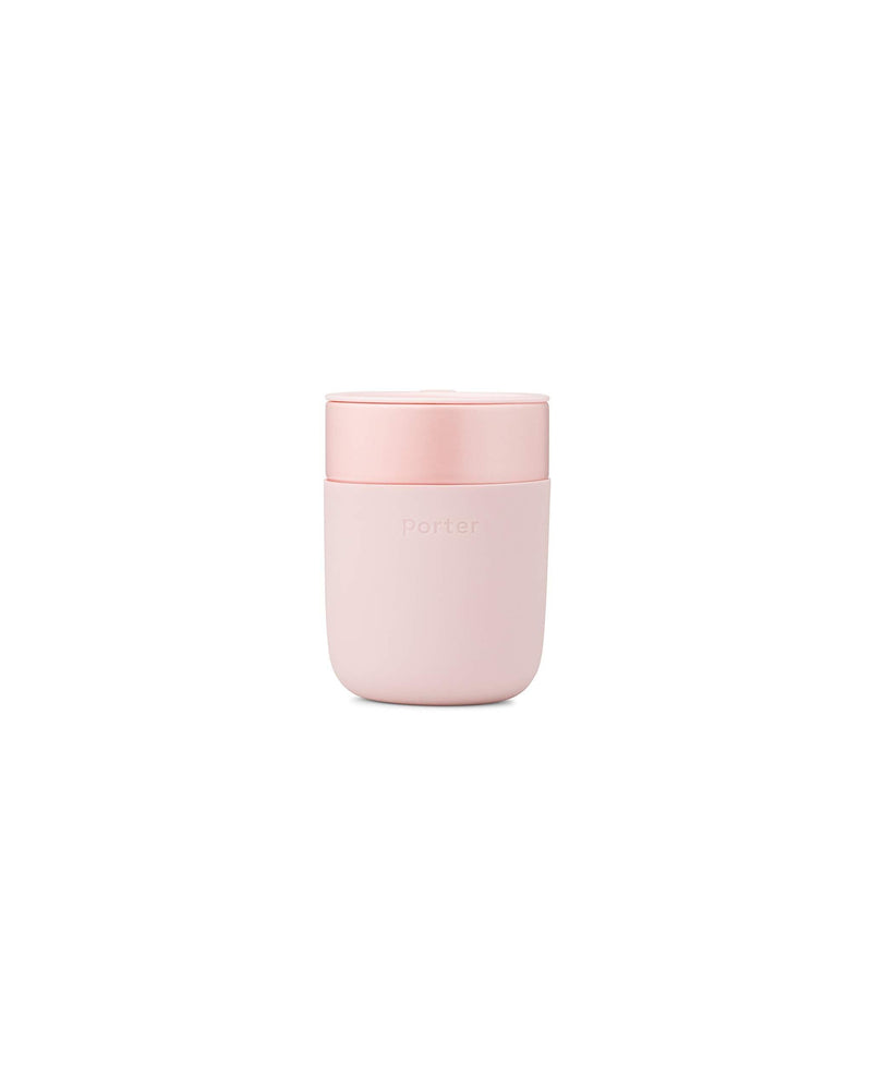 NewNest Australia - W&P Porter Ceramic Mug w/ Protective Silicone Sleeve, Blush 12 Ounces | On-the-Go | Reusable Cup for Coffee or Tea | Portable | Dishwasher Safe 12 Ounce 