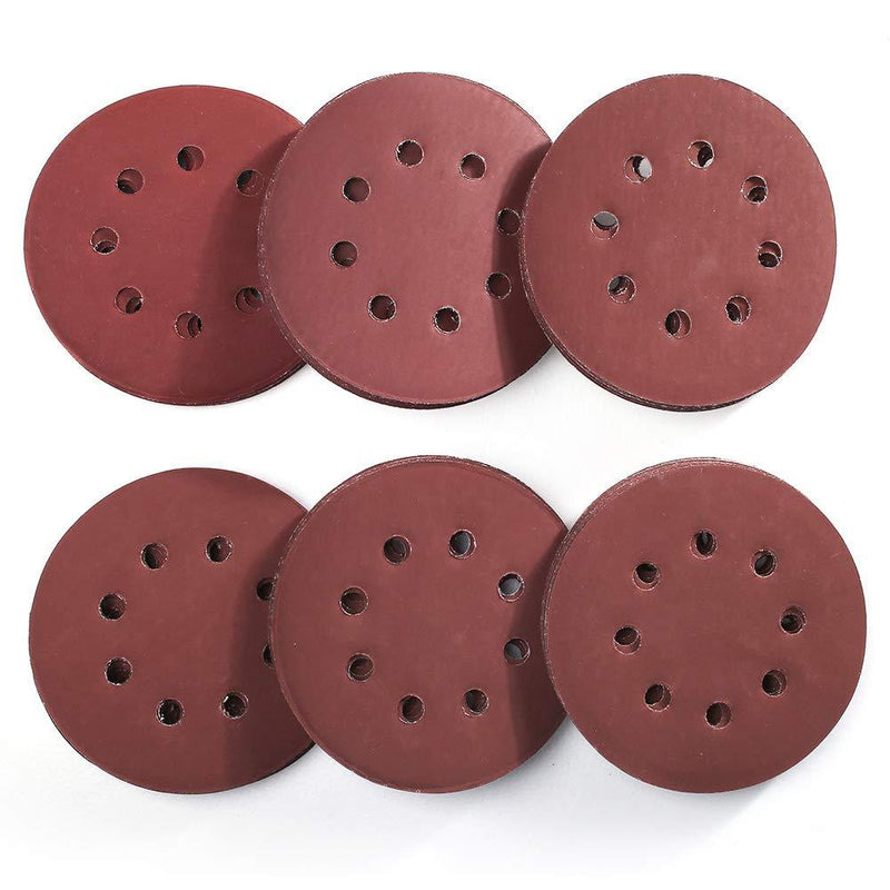 5 Inch 8 Hole Sanding Discs - 60PCS 1000 1200 1500 2000 2500 3000 Grit Assorted Sandpaper by LotFancy, Random Orbital Sander Sandpaper, Hook and Loop Sand Paper - NewNest Australia