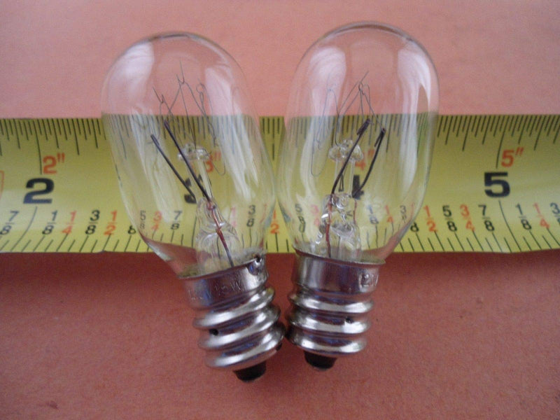 NGOSEW 2 Clear Light Bulbs Screw in for Singer 2263 Simple 3116 Simple 2259 Tradition1748, 2250, 2259 - NewNest Australia