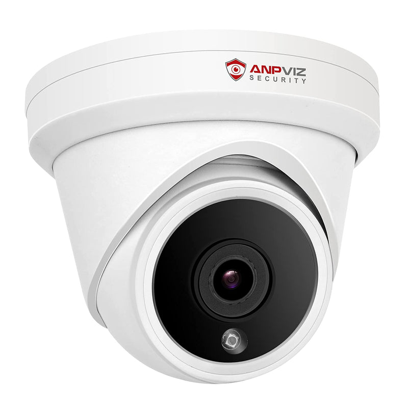 Anpviz 5MP IP PoE Dome Security Camera with Mic/Audio,Turret Camera Outdoor Camera IP66 Weatherproof ,98ft NightVision Wide Angle 2.8mm (IPC-D350W-S) - NewNest Australia