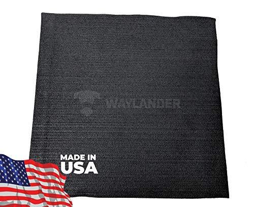 Waylander Carbon Felt Welding Blanket - Made in USA; Flame Retardant Fabric Up to 1800°F; 36” x 36” Easy to Cut Fire Proof Mat for Versatility – Glass Blowing, Auto Body Repair, Camp and Wood Stoves 36" x 36" - NewNest Australia