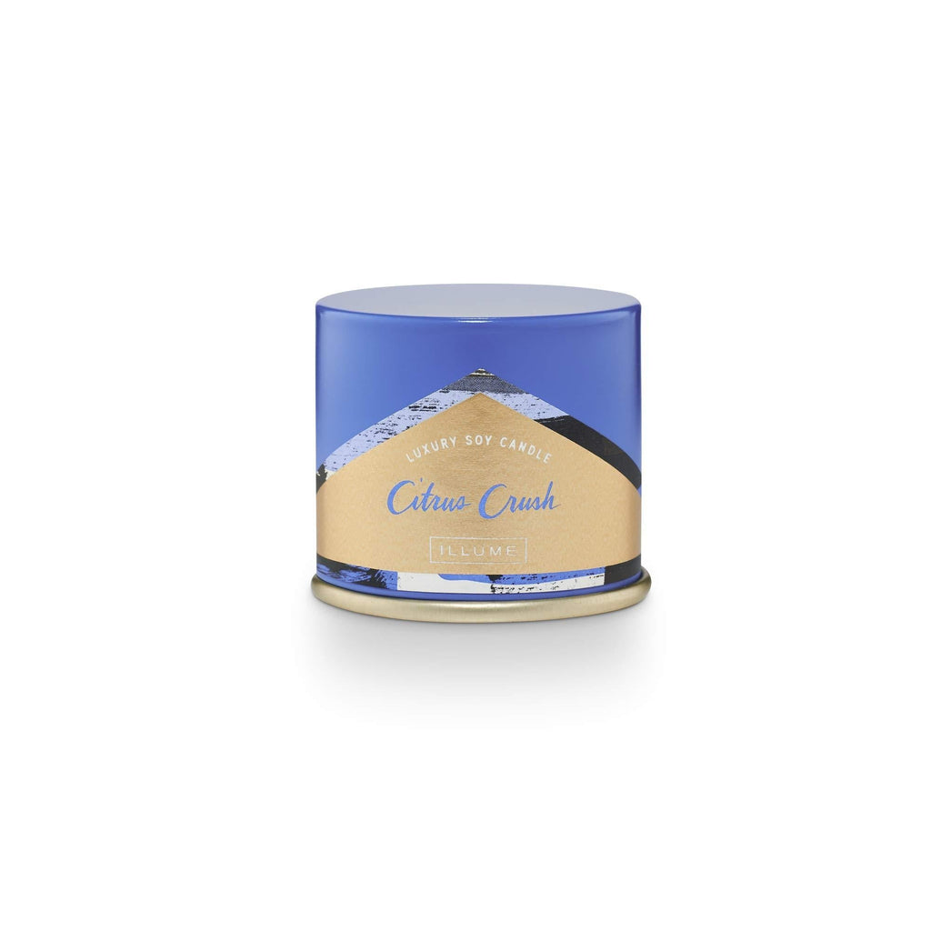 NewNest Australia - Illume Demi Vanity Tin, Soy Candle, 3 oz, Citrus Crush 3 oz. 