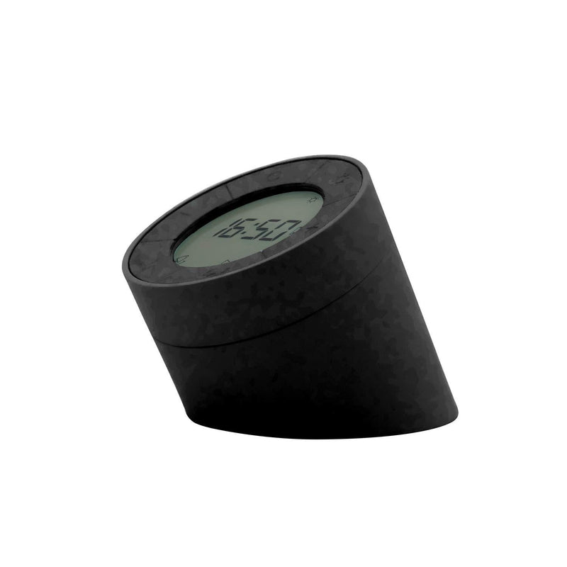 NewNest Australia - Gingko Edge Light Alarm Clock with Motion Activated Modes & Soft Dimmable Ambient Light, Rechargeable with USD Adaptor Lead, (Black) Black 